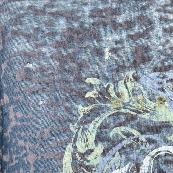 Vintage 90s Y2k Burnout Coyote Ugly Graphic Tee Grunge Trashy Coastal Cowgirl S - Picture 7 of 9